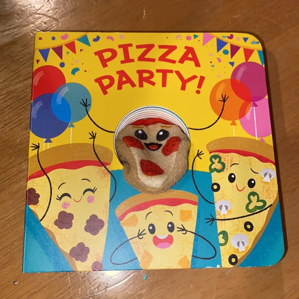 NEW Pizza Party Finger Puppet Book